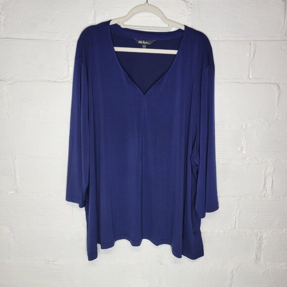 Ulla Popken Tops - Ulla Popken Women's Size 36/38 Shirt Top Blue